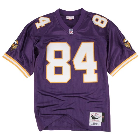 Randy Moss NFL Minnesota Vikings Mitchell & Ness 1998 Authentic Throwback Jersey - Picture 7 of 8